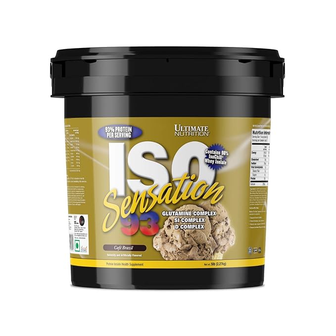 Ultimate Nutrition Iso Sensation (5lb  Cafe Brazil)